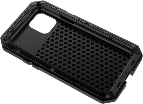 Marrkey for iPhone 11 Por Case,Full Body Protective Cover Heavy Duty Shockproof Tough Armour Aluminum Alloy Metal Case with Silicone Built-in Scre...