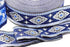 11 Yard Spool 0.98 inches Wide Navy Blue Renaissance Motive Ribbon European Ribbon Dog Colar Ribbons Sewing Jacquard Ribbon Trim 25905...