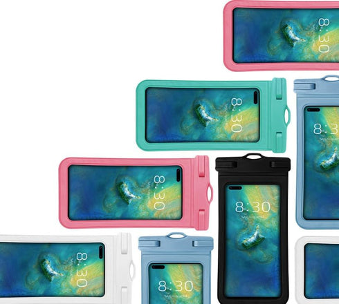 Waterproof IPX8 Phone Pouch Case Universal Size Bag for iPhone 14 13 12 11 Pro Max Samsung Galaxy for Swimming Diving Dry Bag Up to 7" [Strap Incl...