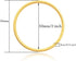 Mulutoo 12 Pcs 2 inch Gold Metal Hoop Ring Seamless Macrame Ring DIY Accessories Hardware Bags Ring Dream Catcher and Crafts O Ring Round Wire for...