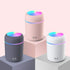 Kamon 300ml Mini Ultrasonic Cool Mist Humidifier, 7 Color LED Night Light, 2 Mist Mode, Auto Shut-Off for Car, Home, Office, Travel (Pink)...