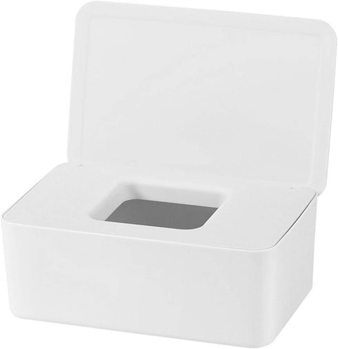 DEF Wipes Dispenser, Polypropylene Baby Wipes Case Sealed Keeps Wet Tissue Fresh Flushable Case Holders Easy Open and Close Non-Slip for Desk Offi...