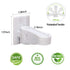 Door Lever Child Proof - Baby Proofing Door Handle -Toddler Safety Doorknob Latch for Toilet Facuet Handle - No Drilling Install - Easiest Use (Wh...
