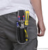 Tool Belt, 4 Pockets Tool Pouch for Tool Organization, with Metal Belt Clip Attachment, for Craftsmen, Electrician, Gardener, for Electric Pen, Sc...