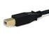 Monoprice USB-A Male to USB-B Male 2.0 Cable - 28/24AWG, Shielded, Gold Plated, 6 Feet, Black...