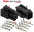 Molex 4-Pin Black Connector Pitch 4.20mm.0165" w/18-24 AWG Pin Mini-Fit Jr ™ (5 Match Set)...