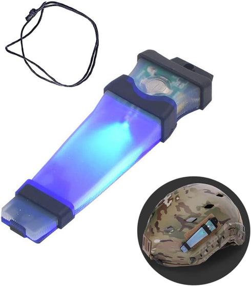 Helmet Signal Light Waterproof Safety Flashing Survival Light Outdoor Sports Hunting Tactical Hiking Boating Cycling Personal Identification Marke...