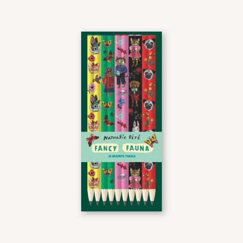 Chronicle Books Fancy Fauna: 10 Graphite Pencils...