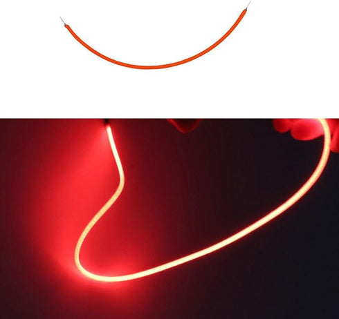 3V Edison Bulb LED Filament Flexible Filament Cob Flexible Lamp Parts, 11.81 inch Edison Bulb DC3V Cob LED Filament Flexible Lamp Parts 2200k Diod...