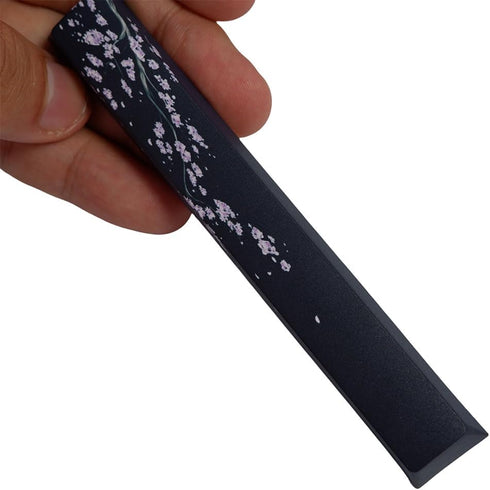 Custom Spacebar Japanese Plum Blossoms PBT 6.25U Keycaps,Compatible with Cherry MX Switches Mechanical Keyboard DIY Keycap,Computer Gaming Keyboar...