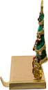 Kurt Adler Zinc Christmas Tree Stocking Holder Decor...