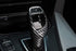 iJDMTOY Glossy Black Carbon Fiber Pattern Shift Knob Cover Shell Compatible with BMW Fxx 2 3 4 5 6 Series X3 X4 X5 X6 Performance Sports Shifter...