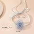 Flower Choker Necklace for Women Gothic Floral Lace-up Necklace Rose Collar Long Tie Velvet Necklace for Bridal Wedding Summer Party...