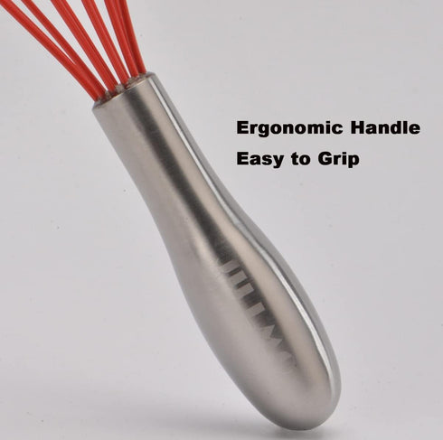 Jillmo Whisk, 8.5inch Silicone Whisk...