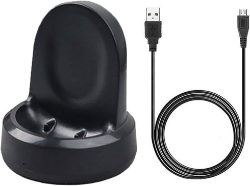 Charger Dock Compatible with Galaxy Watch (Not for Galaxy Watch 3/Active 2/Active), Charging Dock Stand for Samsung Galaxy Watch R800/810/815 (Bla...