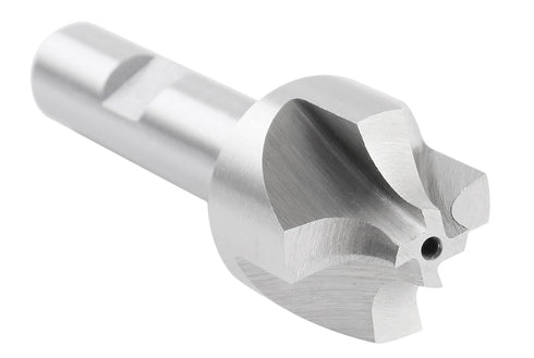 Accusize Industrial Tools Hss Corner Roudning End Mill, 1/4'' Radius, 1/2'' Shank Diameter, 1'' Largest Dianmeter, 3-1/8'' Oal, 1011-1412...