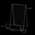 ZOEY Acrylic Book Easel Stand with Ledge Clear Easels Plate - 5 Pack for Books Display, Music Sheets, Artworks, CD, Tablet Holder (Small)...