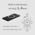 1.4mm Magnetic Wireless Charging Magsafe Ring Sticker for Magsafe Phone Mount, Upgrade Bulit-in Magnet for Wireless Charging, Phone Case, Car Hold...