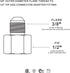 Flextron FTGF-38F12 Gas Connector Adapter Fitting with 3/8" Outer Diameter Flare Thread x 1/2" FIP, Uncoated, for Log & Space Connectors, Excellen...