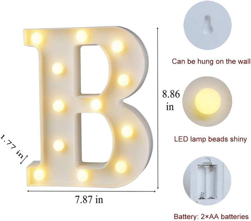 MUMUXI Marquee Light Up Letters | Large Light Up Numbers | Battery Powered and Bright with Every Letter of the Alphabet | For Wedding, Birthday, P...