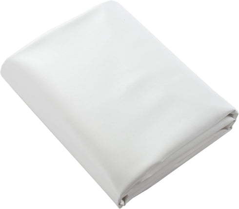 Vinyl Faux Leather Sheets:White Smooth Faux Leather Fabric Waterproof 54" x 36" Vinyl Upholstery Leather Soft Synthetic for Upholstery Car, Bags,D...