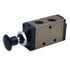 4R210-085 Way Pneumatic Air Hand Lever Operated Valve Solenoid Valve Port 1/4" Manual Control Valves...