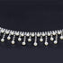 Jerler 1 Yard Crystal Rhinestone Trim Chain, Inlaid Pearl Beaded for DIY Decoration and Bridal Embellishments, Ideal for Wedding Party (Long Tasse...