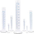 50ml Graduated Measuring Cylinder, PP Material, Autoclavable, Blue Printed Graduations, Karter Scientific 237K3 (Single)...