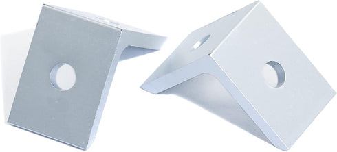 10Sets 1" x 1"Series Aluminum Profile L-Shape Corner Bracket,10pcs Inside Corner Bracket with 20pcs Sliding T Nuts and Screws,for 1010 T Slot Alum...