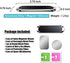Flat Magnetic Phone Mounts 4 Pack. Black Cell Phone Holder for Car Dashboard, Wall, Truck. Universal Stick on iPad Wall Magnet Mount Kit for Table...