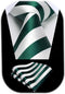 HISDERN Mens Tie Striped Ties and Handkerchief Set Business Formal Woven Pocket Square Wedding College Stripe Necktie...