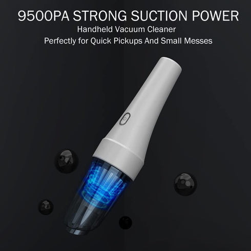 Handheld Vacuum Cordless Car Vacuum Portable Cordless with 9500PA Strong Suction?Hand Vacuum Portable 120W High Power,Handheld Car Vacuum Cleaner ...