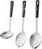 3 Pcs Cooking Spoon Stainless Steel Serving Spoons Slotted Spoon Soup Ladle kitchen Cooking Utensils Set Serving Utensils...