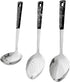 3 Pcs Cooking Spoon Stainless Steel Serving Spoons Slotted Spoon Soup Ladle kitchen Cooking Utensils Set Serving Utensils...
