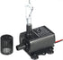 Decdeal Water Pump Aquarium, Submersible Water Pump, DC 12V 5W, Mini quiet Pump for Pond Aquarium Fish Tank, 280L/H, Lift 300cm...
