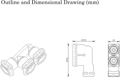 Fluid connector F-form 66821 for Jura Thermoblock 2003,Fully automatic coffee machine water line, steam connection joint (applicable to a variety ...