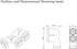 Fluid connector F-form 66821 for Jura Thermoblock 2003,Fully automatic coffee machine water line, steam connection joint (applicable to a variety ...