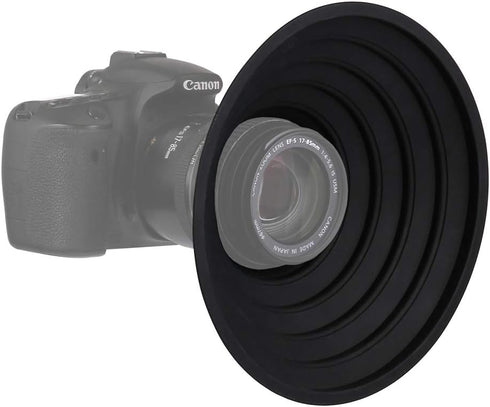 Lens Hood for Nikon Canon Pentax Sony 70-90mm Camera Lens, Ultimate Anti-Glass Anti-Reflective Silicone Collapsible Len Hood Take Reflection-Free ...