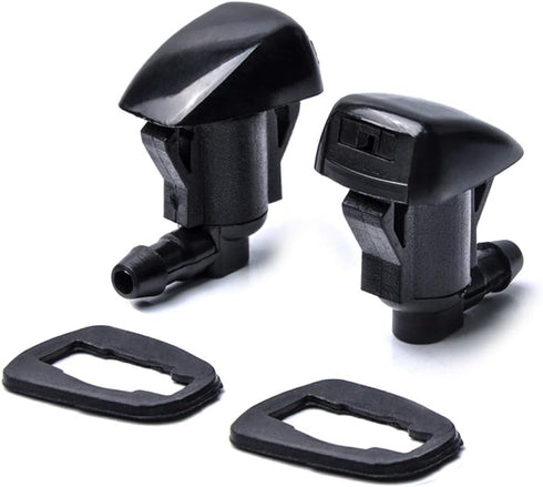 OTUAYAUTO Front Windshield Washer Nozzles - Replacement for 04-10 Toyota Sienna | Corolla | Solara | Tundra - Replaces OEM #: 85381-AE020, Spray J...