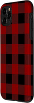 iPhone 11 Pro Buffalo Plaid Check Tartan Pattern Lumberjack Flannel Case...