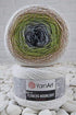 YarnArt Flowers Moonlight Glitter Cotton Yarn, Soft, Rainbow Crochet, Metallic Lurex handknit Shiny, Silvery Cake, Multicolor Cotton, 1 Skein Weig...