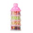 Accmor Formula Dispenser On The Go, 4 Compartments Stackable Formula Container for Travel, Baby Milk Powder Kids Snack Container, BPA Free ?...