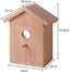 Outdoor Wooden DIY Bird Nest Cage Bird Feeder with Suction Cup Window Decorations...