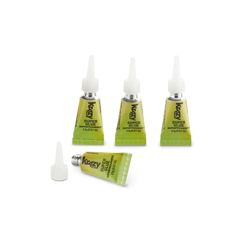 Krazy Glue, All Purpose Super Glue, Fine Tip, Singles (0.5g), 4 Count...