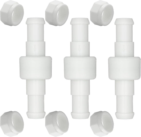 Pool Cleaner Hose Swivel D20 and Hose Nut D15 Combo Kit Replacement Parts, Compatible with Zodiac Polaris 280, 380, 180 Cleaner Hose Swivel...