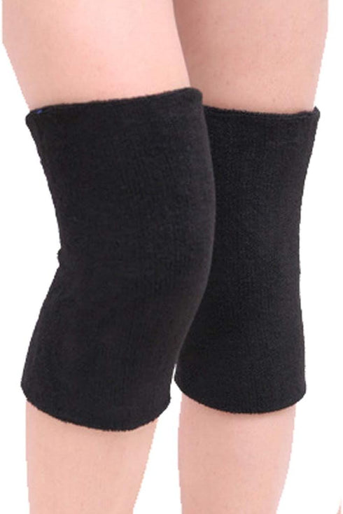 1 Pair Women Men Elastic Knee Brace Leg Knee Warmers Sleeve Winter Thermal Soft Knee Pad Support for Joint Pain Arthritis Pain Relief...