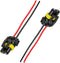 2 PCS 9005 9006 9012 HB3 HB4 Female Adapter Wiring Harness Sockets, Auto Wire Connector for Headlights Fog Lights, Headlamp Harness Connector Repl...