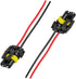 2 PCS 9005 9006 9012 HB3 HB4 Female Adapter Wiring Harness Sockets, Auto Wire Connector for Headlights Fog Lights, Headlamp Harness Connector Repl...