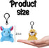 24 Pack Mini Plush Animals Toys, Small Stuffed Animal Plush Keychain Set for Goodie Bag Fillers, Easter Basket Stuffers, Easter Party Favors, Clas...