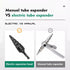 2pcs Copper Tube Expander, 5 in 1 Air Conditioner Swage Tube Expander, Swaging Drill Set, 1/4'', 3/8'', 1/2'', 5/8'', 3/4'' Copper Tubing Tool, fo...